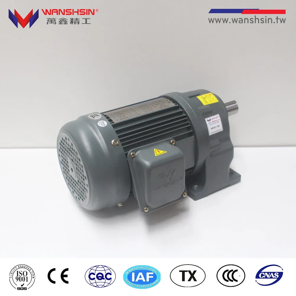 Motor giảm tốc Wanshsin Chân đế 0.75kw 1/20